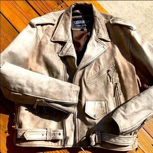 Genuine Leather Biker Jacket